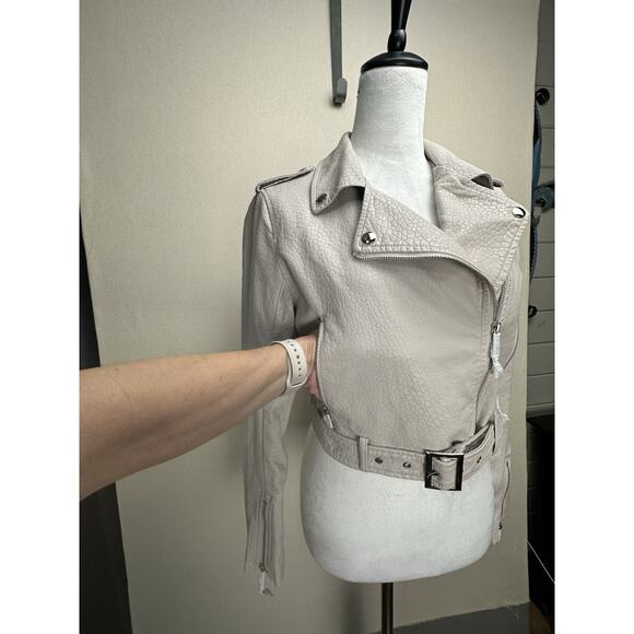 LA Coalition Vegan Leather Biker Style Jacket size S New With Tags - Picture 3 of 16